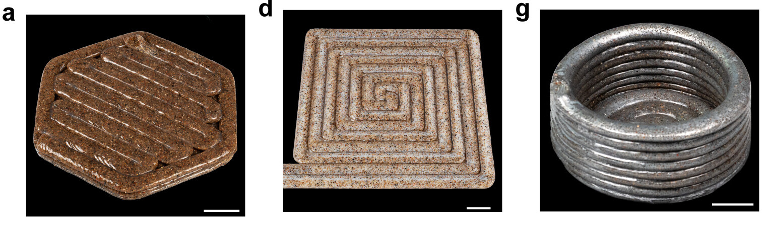Printed granular structures designed for impact, thermal, and electromagnetic functions